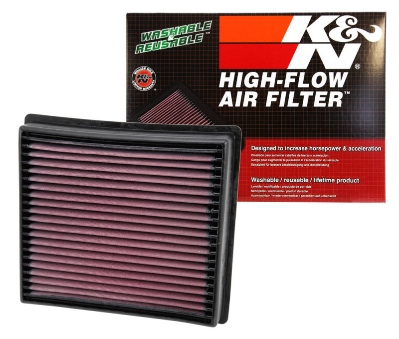 K&amp;N Replacement Panel Air Filter for 13-14 Dodge Ram 2500/3500/4500/5500 6.7L L6 Diesel - 33-5005