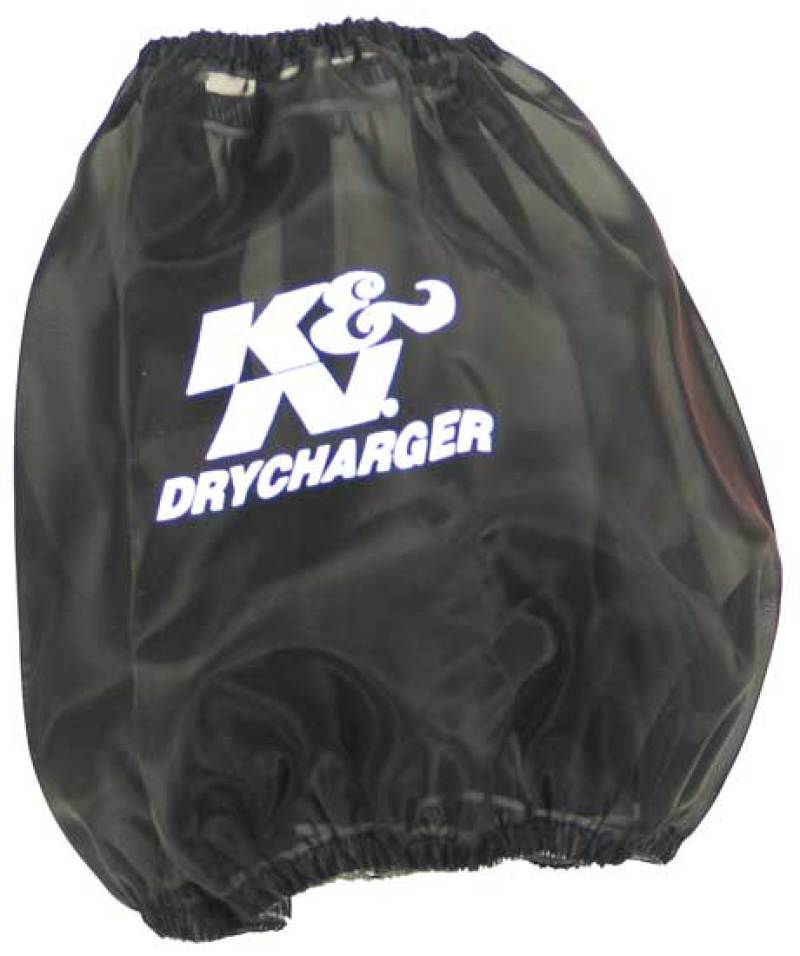 K&amp;N Round Tapered Air Filter Wrap Black 7.5in Base ID / 4.5in Top ID / 6in Height - RF-1048DK