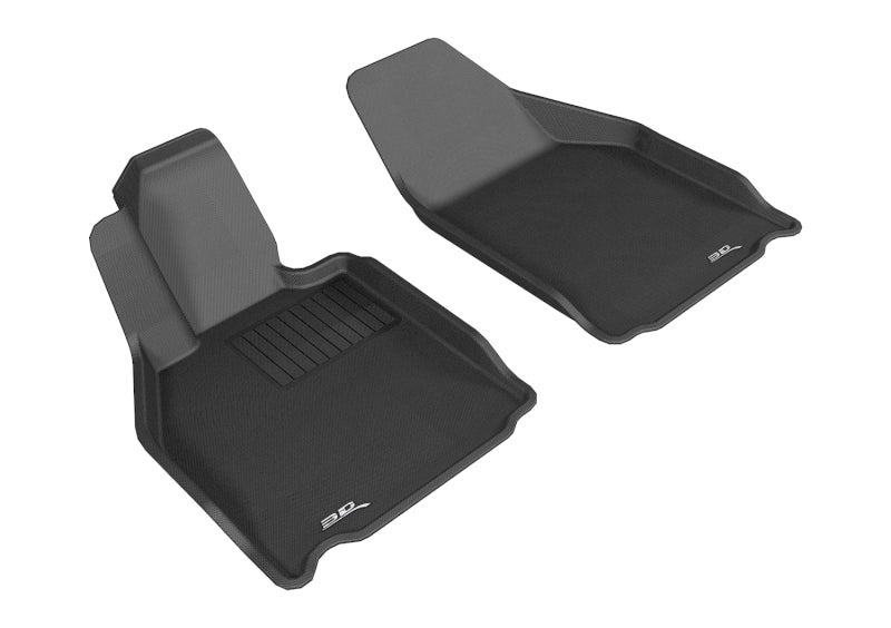 3D MAXpider 2005-2012 Porsche 911 997 Kagu 1st Row Floormat - Black - L1PO01111509