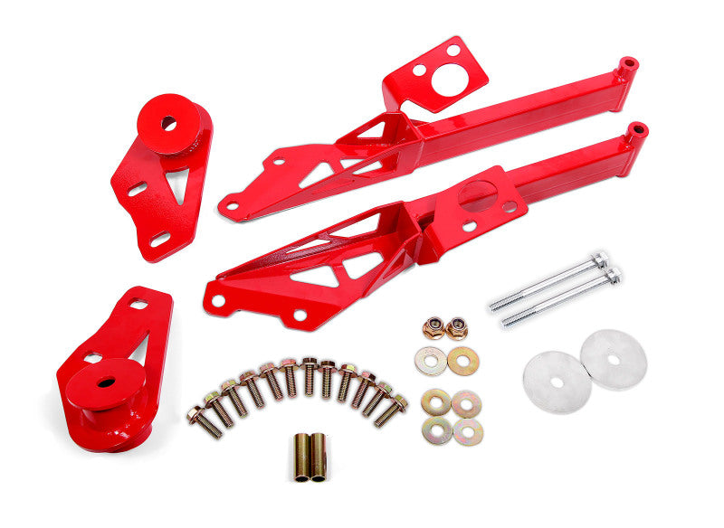BMR 15-23 Ford Mustang S550 IRS Subframe Support Brace (Red) - CB762R