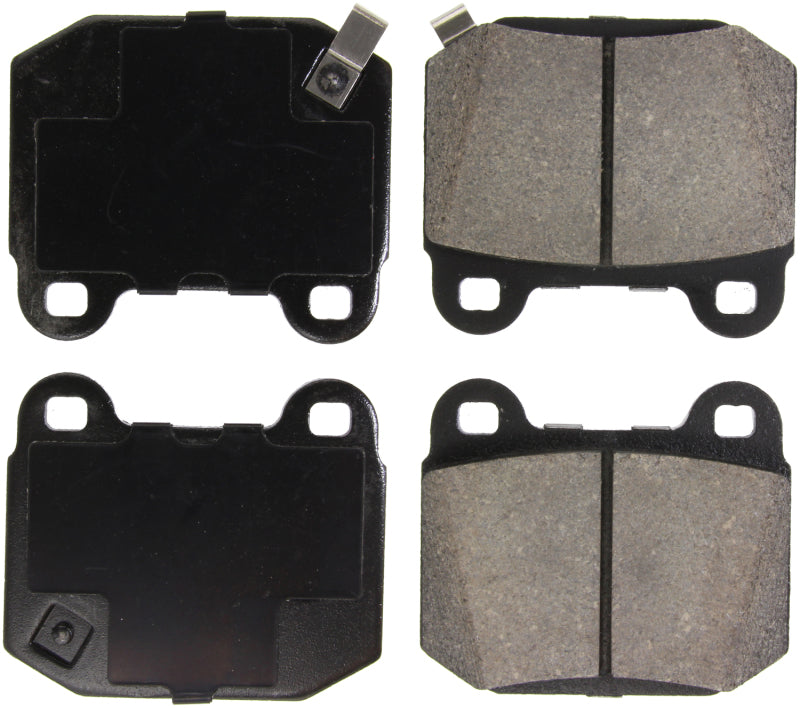 Clearance - StopTech Performance ST-22 2-Piston Rear Caliper Brake Pads - 309.09610 by Stoptech - Clearance - front view