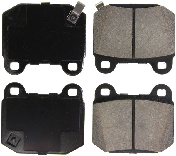 Clearance - StopTech Performance ST-22 2-Piston Rear Caliper Brake Pads - 309.09610 by Stoptech - Clearance - front view