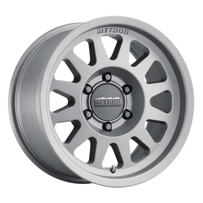 Method MR704 17x8.5 0mm Offset 6x5.5 106.25mm CB Matte Titanium Wheel - MR70478560800