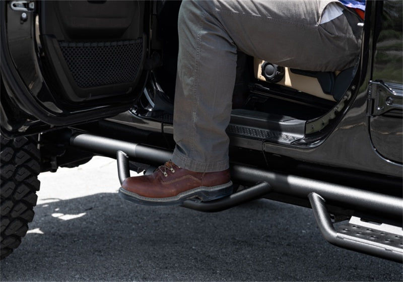 N-Fab RS Nerf Step 07-18 Jeep Wrangler JK 4DR - Full Length - Tex. Black - 507416412