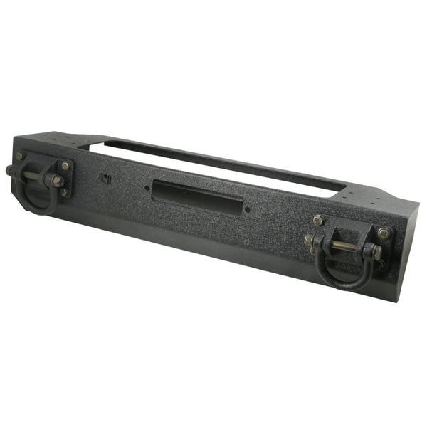 Rugged Ridge XHD Winch Mount Front Bumper 76-06 Jeep CJ / Jeep Wrangler - 11540.40 for 1987-2006 Jeep Wrangler - front view