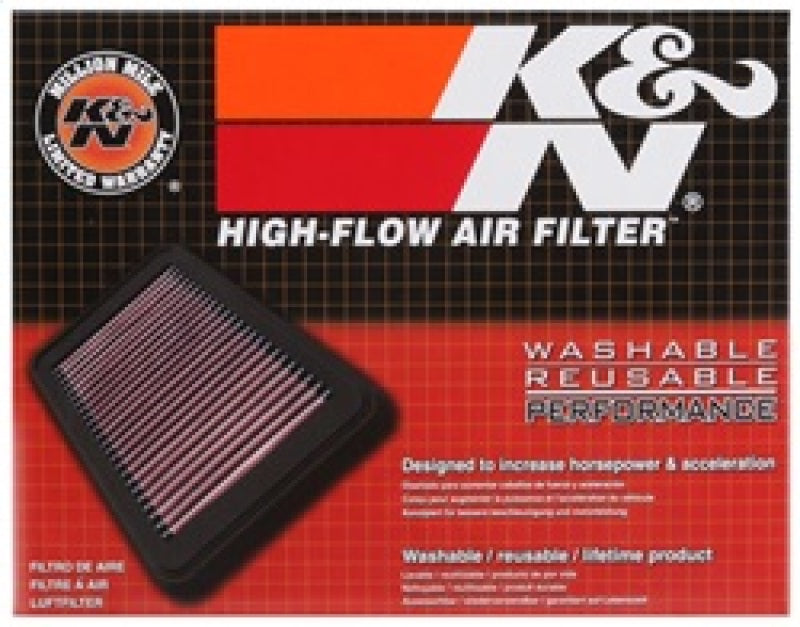 K&N 2015 Kawasaki Ninja H2 998 Drop In Replacement Air Filter - KA-9915 for 2015-2022 Kawasaki ZX1000 Ninja H2 - rear view