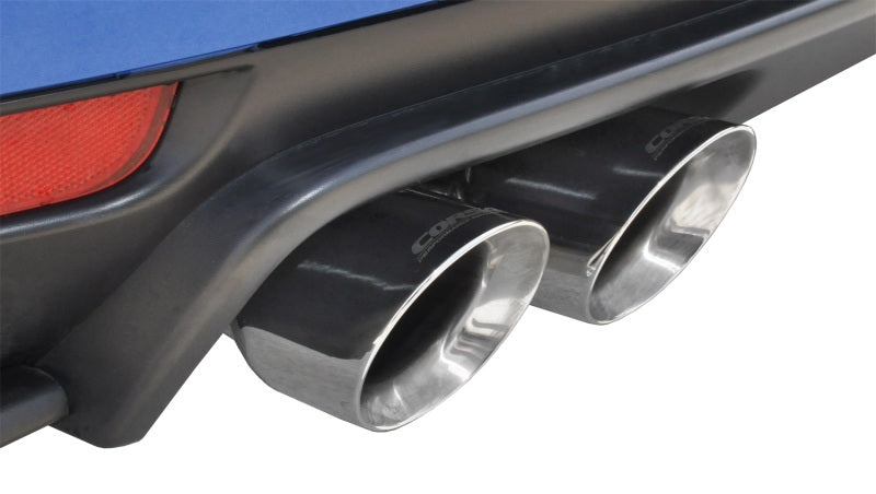 Corsa 08-13 Subaru Impreza Hatchback STI 2.5L Turbo Manual Polished Sport Cat-Back Exhaust - 14862
