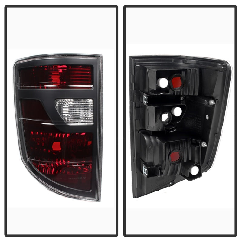 Clearance - Xtune Honda Ridgeline Pickup 06-08 OEM Style Tail Lights Red Smoked ALT-JH-HRID06-OE-RSM - SPY9033193