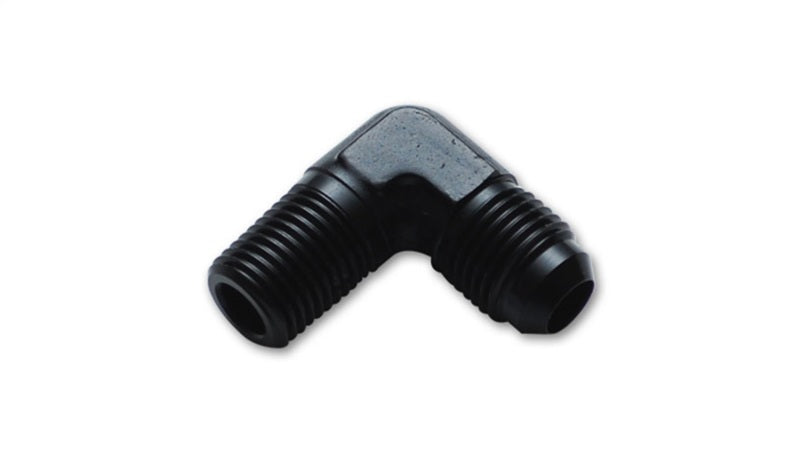 Vibrant -4AN to 3/8in NPT 90 Degree Elbow Adapter Fitting - 10286