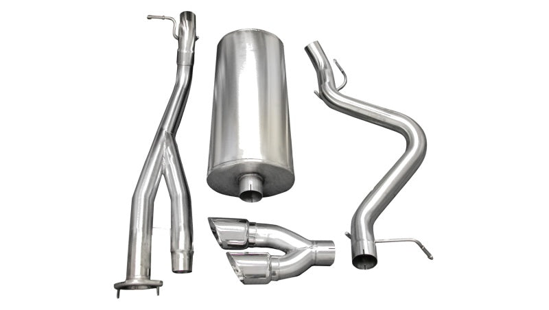Corsa 03-06 Chevrolet Silverado Short Bed SS 6.0L V8 Polished Sport Cat-Back Exhaust - 14279