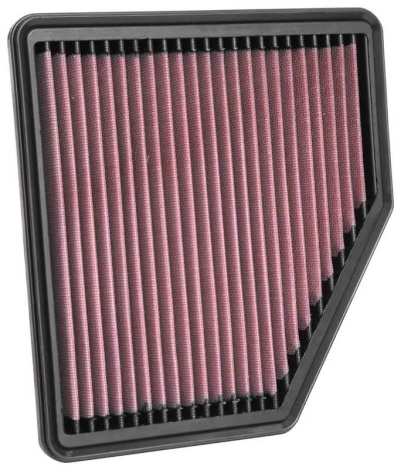 K&N 2019 Nissan Altima 2.5L F/I Drop In Replacement Air Filter - 33-5095 for 2019-2025 Nissan Altima - angle view