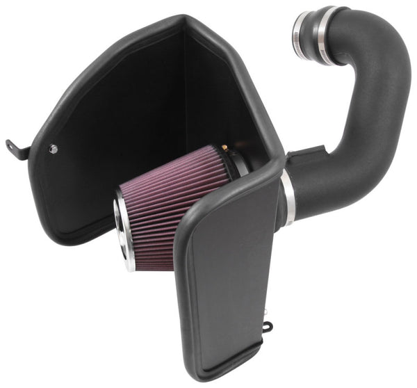 K&N 15-16 CHEVROLET COLORADO V6 3.6L FI Performance Air Intake System - 57-3088 for 2015-2016 Chevrolet Colorado - front view