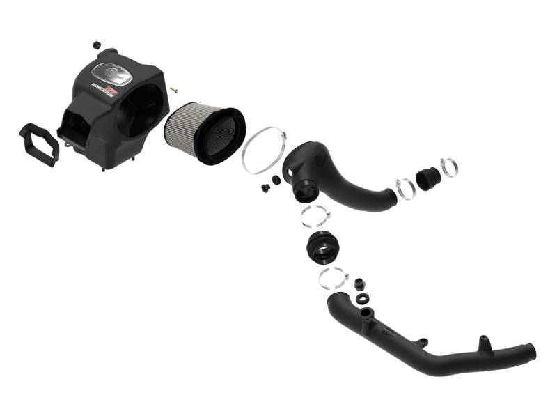 aFe Momentum GT Cold Air Intake System w/ Pro DRY S Filter Ford Bronco 2021 V6-2.7L (tt) - 50-70081D for 2021-2026 Ford Bronc