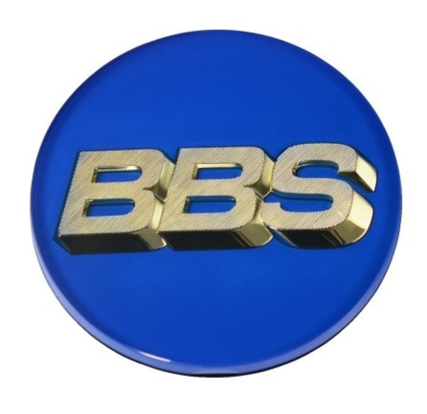 BBS Center Cap 70.6mm Blue/Gold (3-Tab) - 56.24.206 by BBS