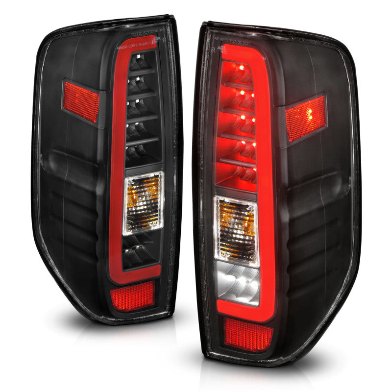 ANZO 2005-2021 Nissan Frontier LED Taillights Black Housing/Clear Lens - 311443