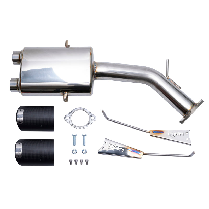 Injen 19-21 Hyundai Veloster L4 1.6L Turbo Performance Stainless Steel Axle Back Exhaust System - SES1342AB