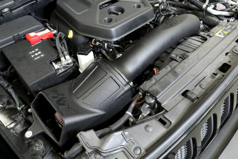 K&amp;N 18-20 Jeep Wrangler JL 2.0L Aircharger Performance Intake - 63-1580