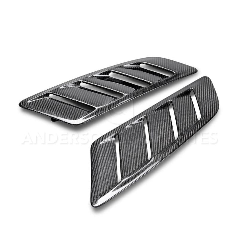 Anderson Composites 2015-2017 Ford Mustang Type-AB Carbon Fiber Hood Vents - AC-HV15FDMUGT-AB