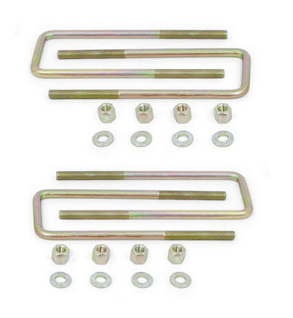 MaxTrac Rear U-Bolts for 3in/4in Lift Blocks - 12.50in x 2.625in x 9/16in - Set of 4 - 910104 for 1999-2018 Chevrolet Silvera