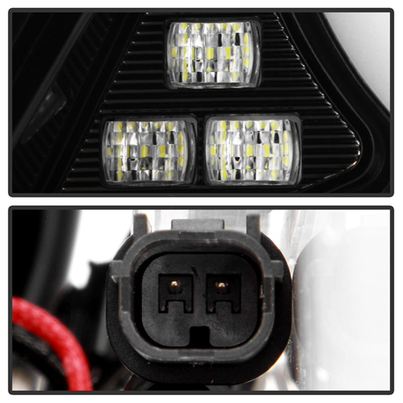 Spyder 16-19 Honda Civic 5 Door Hatchback Light Bar LED Tail Lights - Black Chrome(ALT-YD-HC16HB-BC) - 5088819