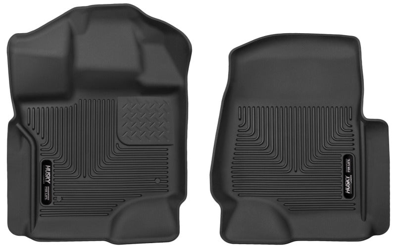 Husky Liners 15-23 Ford F-150 S.Crew/S.Cab X-Act Contour Black Front Seat Floor Liners - 53341