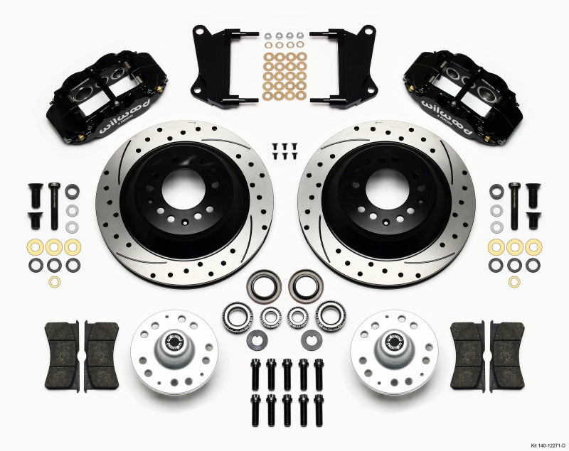 Wilwood Narrow Superlite 6R Front Hub & 1PC Rtr Kit 12.88in Dril 67-69 Camaro 64-72 Nova Chevelle - 140-12271-D for 1964-1972