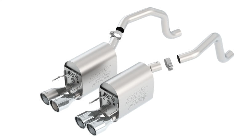 Borla 09-12 Chevy Corvette C6 Coupe/Convertible 6.2L 8cyl Aggressive ATAK Exhaust - 11812