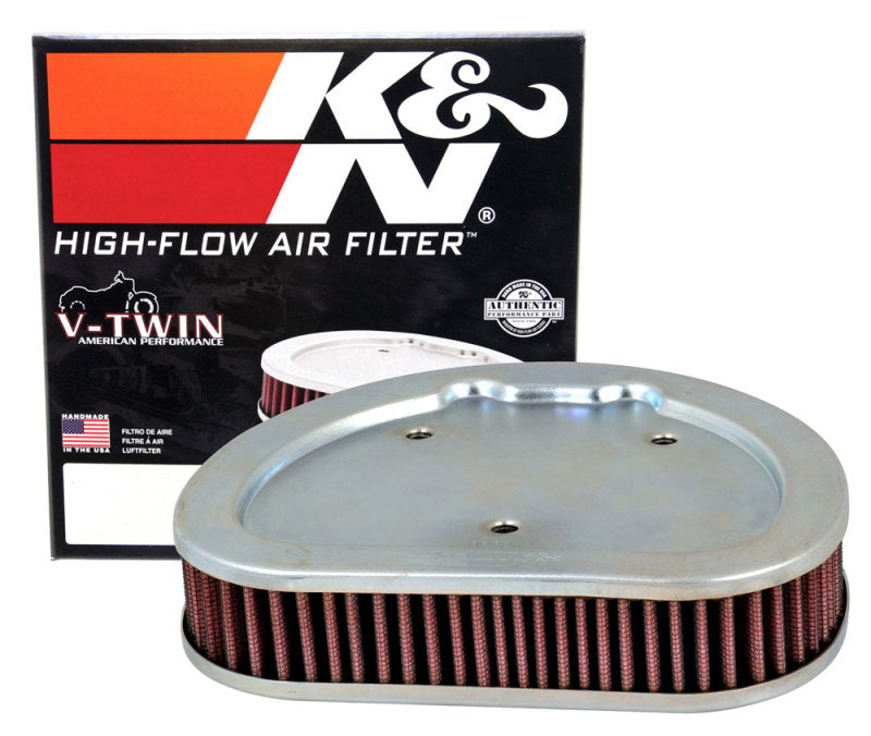 K&N Replacement Air Filter 1.625in H x 7.5in L for Harley Davidson - HD-1508
