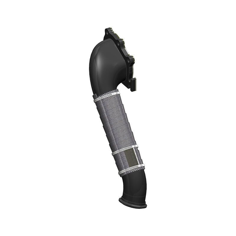MBRP 01-04 Chev/GMC 6.6L Duramax 3in Black Turbo Down Pipe - GMCA425