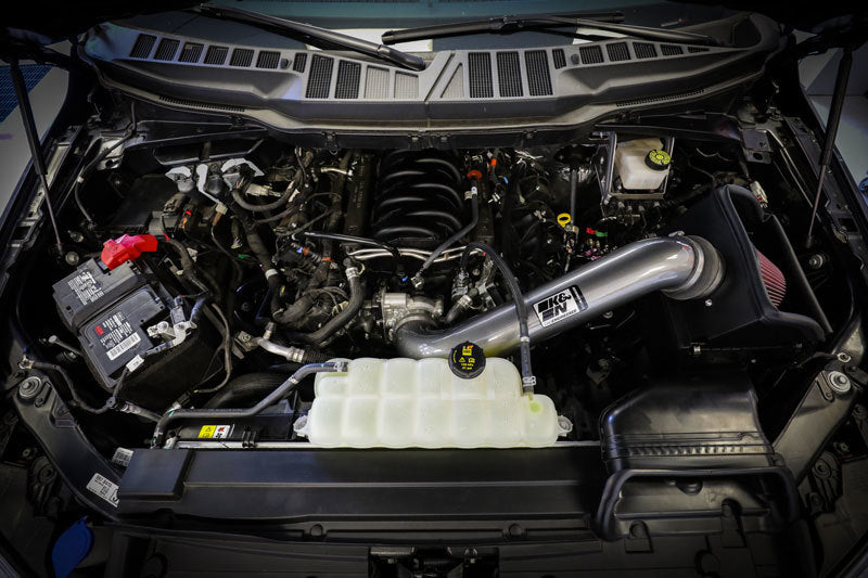 K&amp;N 2021+ Ford F-150 V8-5.0L F/I High Flow Performance Intake Kit - 77-2616KC