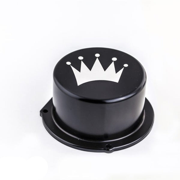 Turbo XS 15-16 Subaru WRX Billet Aluminum Vacuum Pump Cover - Black - W15-VPC-BLK for 2015-2016 Subaru WRX - front view