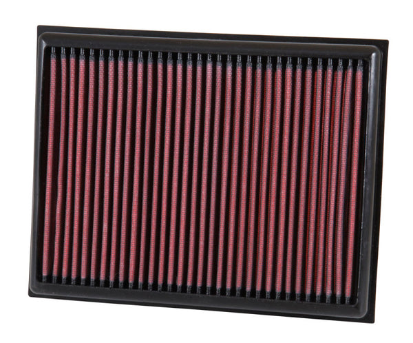 K&N 15-17 Nissan NP300 L4-2.3L DSL Drop In Air Filter - 33-3059 by K&N Engineering - front view