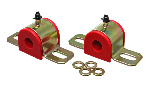 Energy Suspension All Non-Spec Vehicle Red 28mm Front Sway Bar Bushings - 9.5158R by Energy Suspension - front view