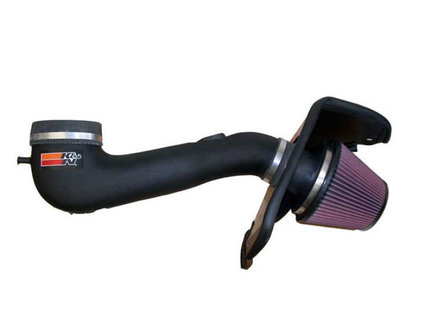 K&N 05 Ford Mustang GT V8-4.6L Performance Intake Kit - 57-2565 for 2005-2006 Ford Mustang - front view