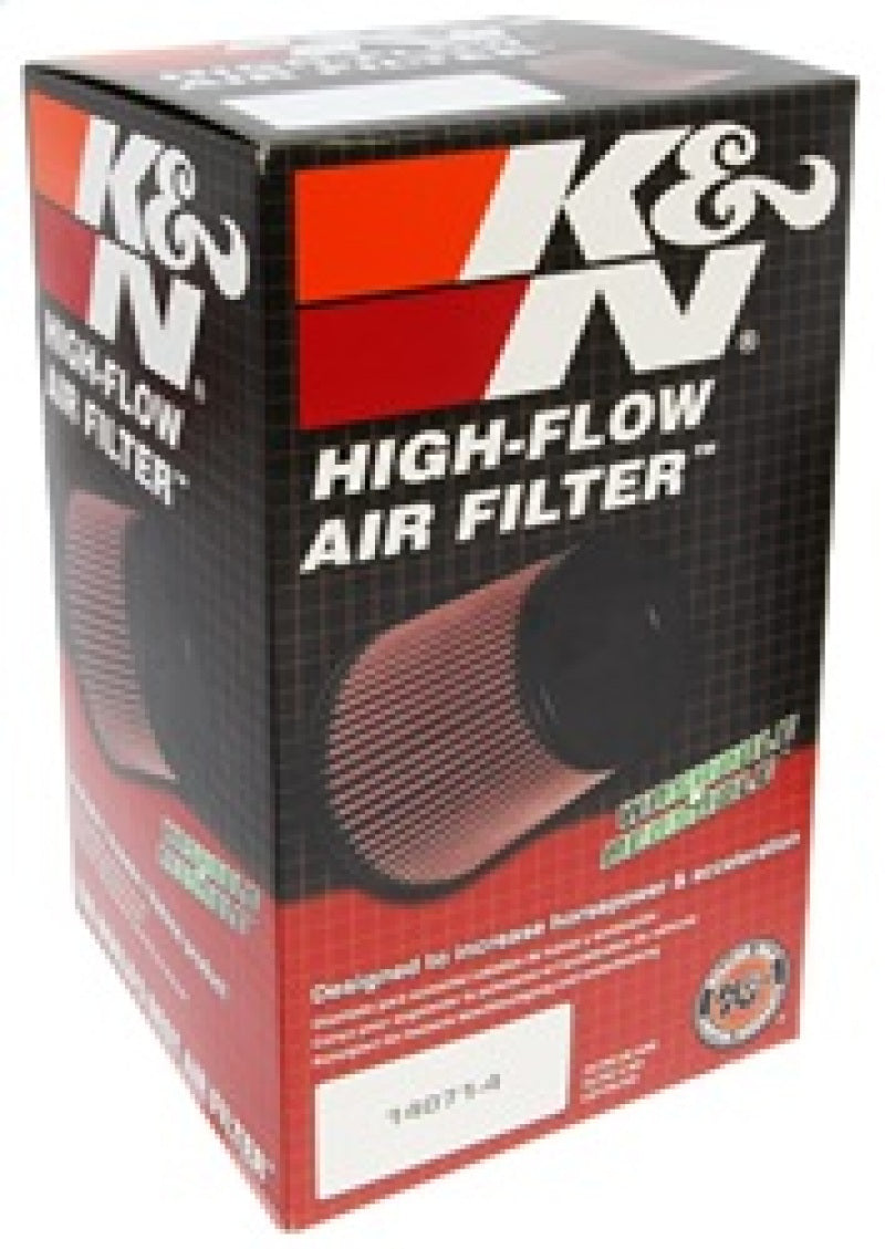 K&N Round Tapered Universal Air Filter 3.5in Flange ID / 5.75in Base OD / 3.75in Top OD / 6in H - RF-1031