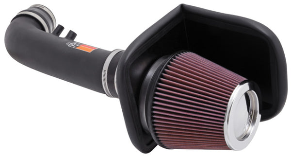 K&N 96-04 Mustang GT V8-4.6L SOHC Performance Intake Kit - 57-2519-3 for 1996-2004 Ford Mustang - front view