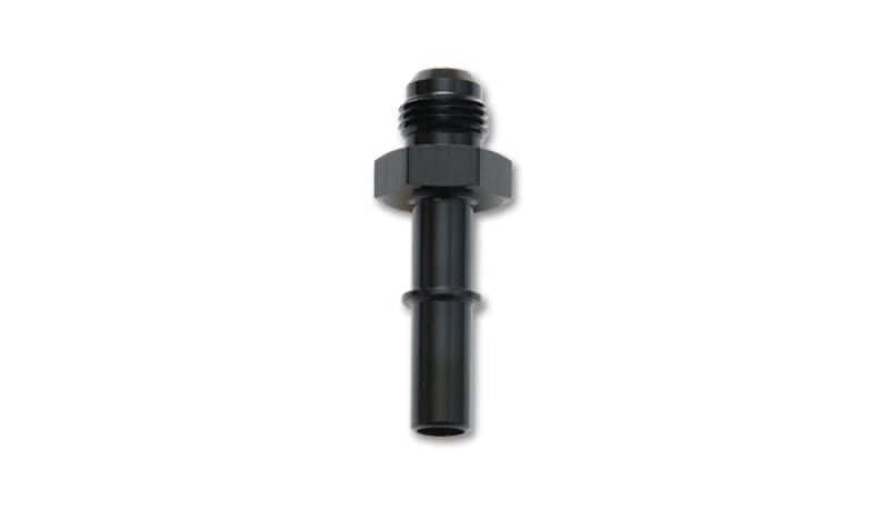 Vibrant -8AN to 5/16in Quick Connect Push On EFI Adapter Fitting - Black - 16883
