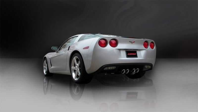 Corsa 05-08 Chevrolet Corvette C6 6.0L V8 Polished Sport Axle-Back Exhaust - 14169