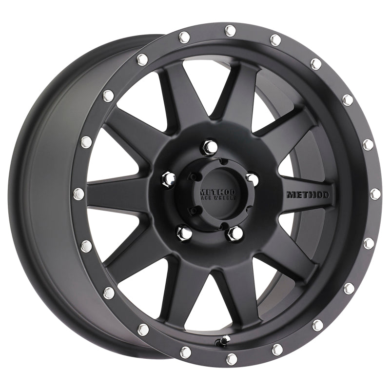 Method MR301 The Standard 18x9 -12mm Offset 5x5 94mm CB Matte Black Wheel - MR30189050512N