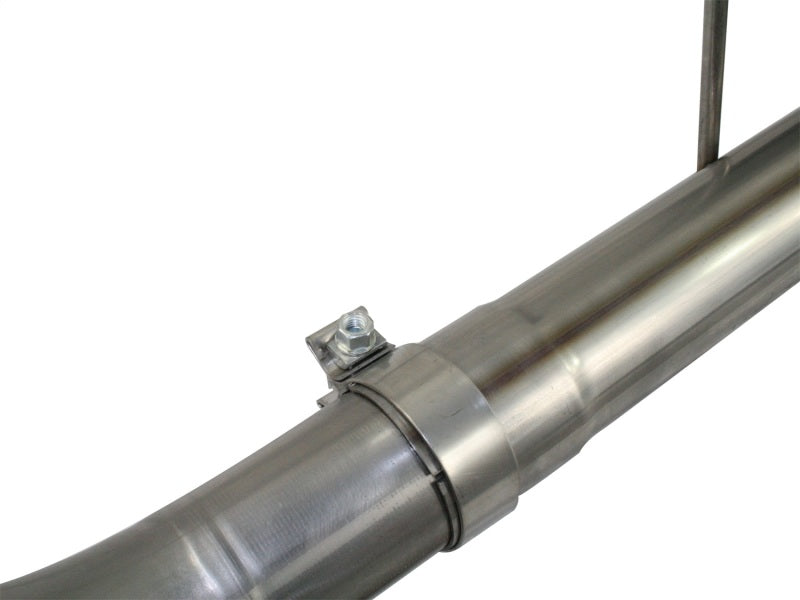 aFe MACHForce XP Exhausts Cat-Back SS-409 EXH CB Toyota Tundra 10-11 V8-5.7L 145.7 WB (blk tip) - 49-46008-B