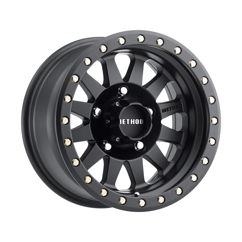 Method MR304 Double Standard 17x8.5 0mm Offset 5x5 94mm CB Matte Black Wheel - MR30478550500