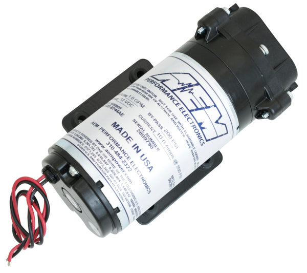 AEM Water / Methanol Injection 6-Amp Recirculation-Style Pump 200psi for One-Gallon Kit **replacemen - 30-3015 by AEM - front