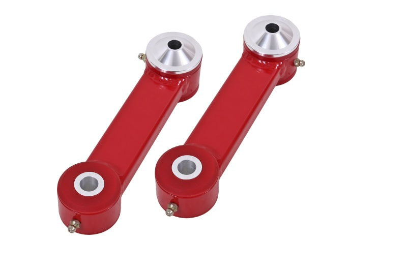 BMR 15-23 S550 Mustang Rear Lower Control Arms Vertical Link (Polyurethane) - Red - TCA048R