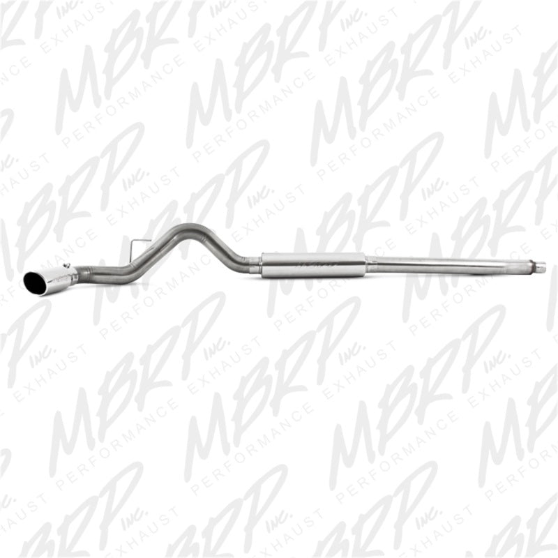 MBRP 11-13 Ford F-250/350/450 6.2L V8 Gas 4in Cat Back Single Side T409 Exhaust System - S5246409