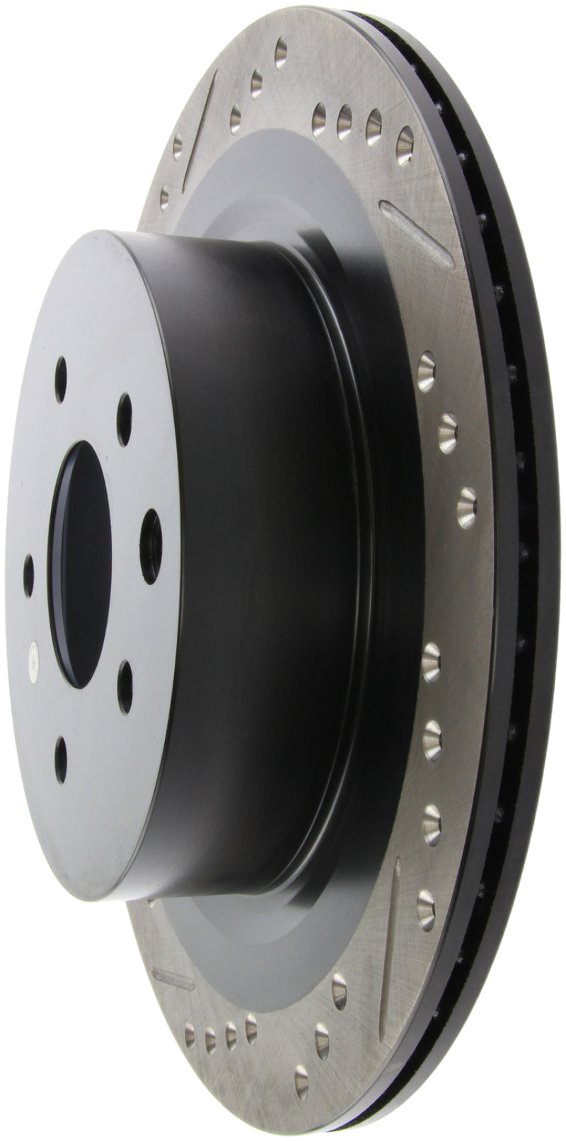 StopTech 06-07 350Z / 05-07 G35 / 06-07 G35X SportStop Slotted &amp; Drilled Rear Right Rotor - 127.42088R