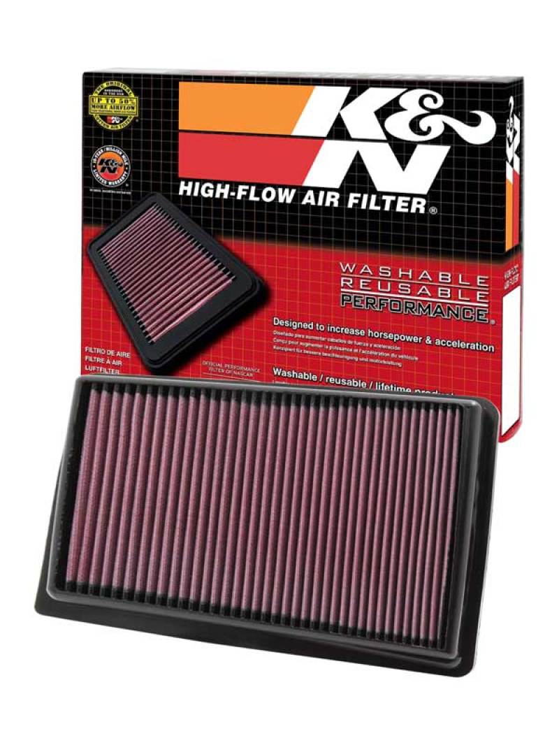 K&N 09 Hyundai Genesis 4.6L V8 Drop In Air Filter - 33-2426
