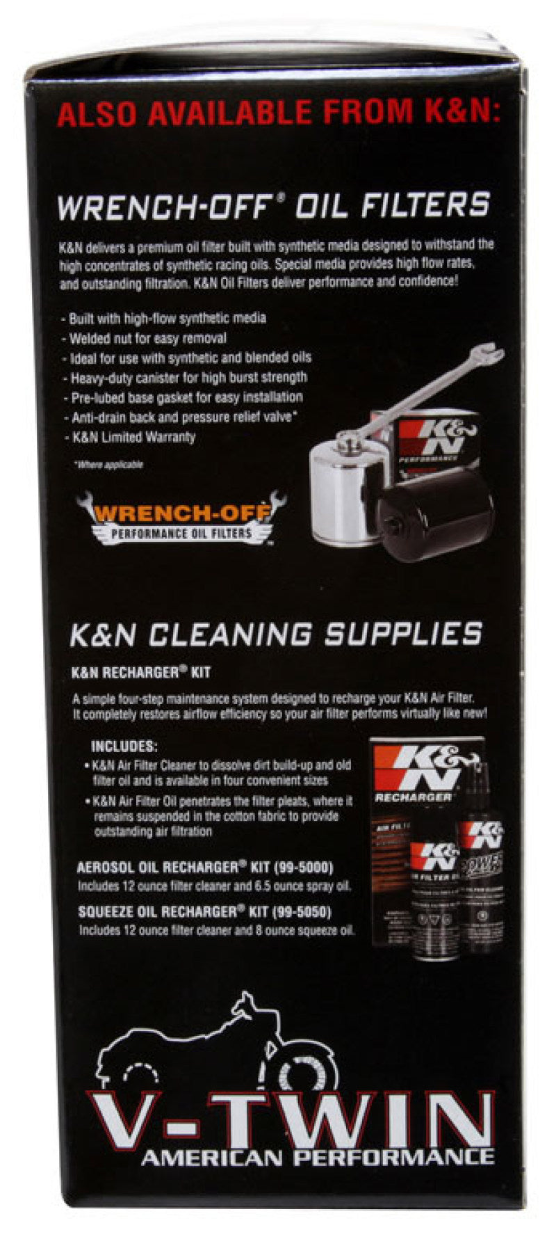 K&amp;N 08-09 Harley Replacement Air Filter - HD-9608