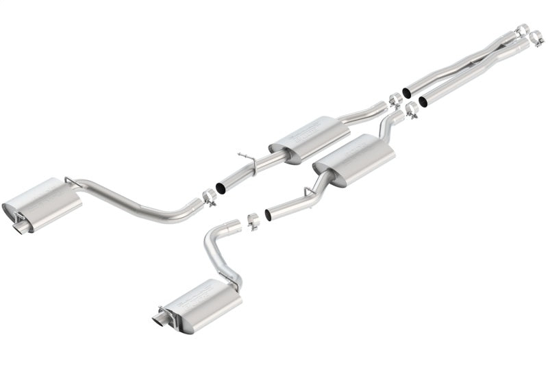 Borla 15-16 Dodge Charger R/T 5.7L No Tip Use Factory Valence Single Split Rear Exit S-Type Exhaust - 140636