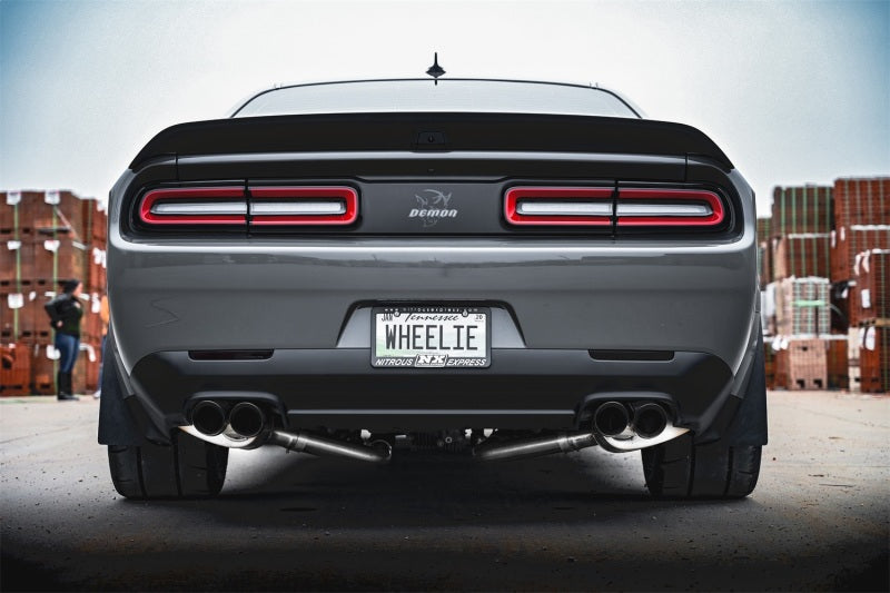 Corsa 19-21 Challenger SRT/Hellcat/Demon/Redeye 2.75in Valved CB DRE w/ Twin 3.5in Pol Blk PVD Tips - 21070BLK