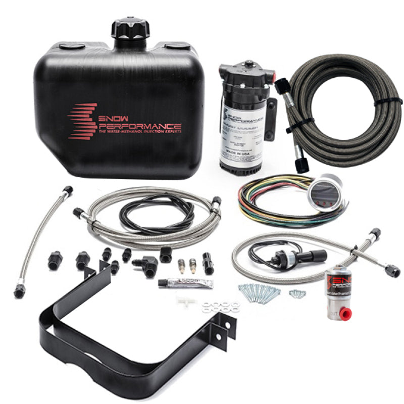 Snow Performance 2.5 Boost Cooler Water Methanol Injection Kit w/ SS Brd Line &amp; 4AN Fittings